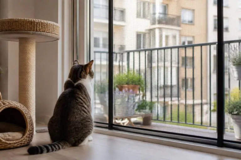 Katzensicherheit in der Mietwohnung: Praktische Lösungen ohne Bohren für Fenster, Türen und Balkon