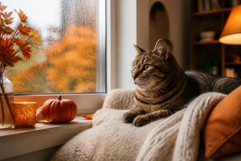 Katzen im Herbst verwöhnen: Gesunde Snacks und Beschäftigungsideen für gemütliche Tage